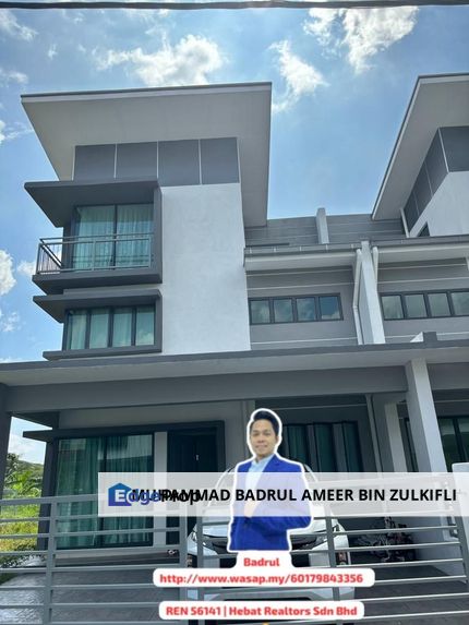 Rental: Three Storey Semi D  dengan KELUASAN TANAH DAN RUMAH berbaloi, Selangor, Kajang