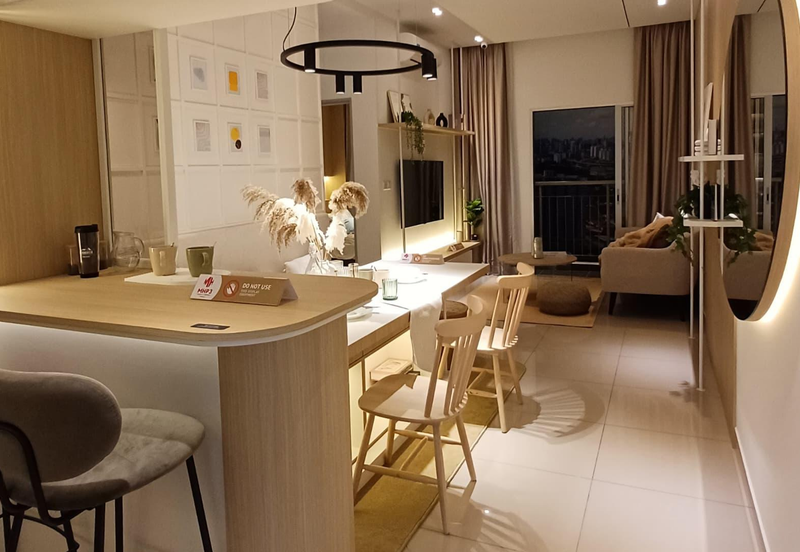 Wangsa Maju Freehold kl,2-4 room, partial furnish, near to Lrt and Mrt