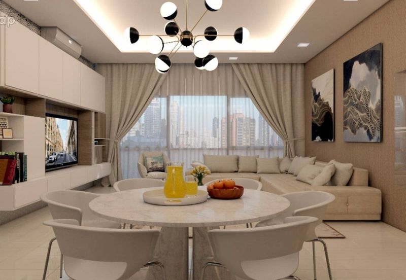 Wangsa Maju Freehold kl,2-4 room, partial furnish, near to Lrt and Mrt