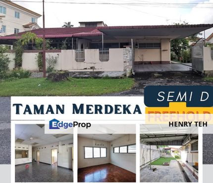 (Freehold) 1-Storey Semi-D House @ Tmn Merdeka Ipoh, Perak, Ipoh