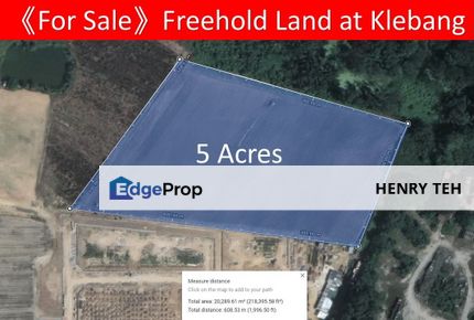 《For Sale》Freehold Land @ Klebang Ipoh, Perak, Chemor