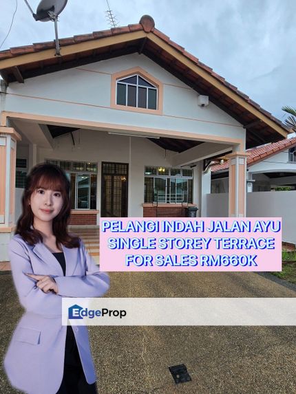 Pelangi Indah Single Storey Terrace For Sales, Johor, Ulu Tiram