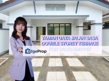 Taman Gaya Precinct 3A Double Storey Terrace For Sales, Johor, Ulu Tiram