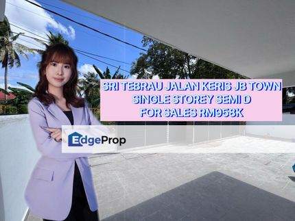JB Town Good Investment Fully Renovated Semi D For Sales, Johor, Johor Bahru