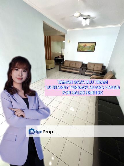 Taman Gaya Ulu Tiram 1.5 Storey Terrace For Sales, Johor, Ulu Tiram