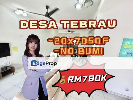 Desa Tebrau Double Storey Terrace For Sales, Johor, Johor Bahru
