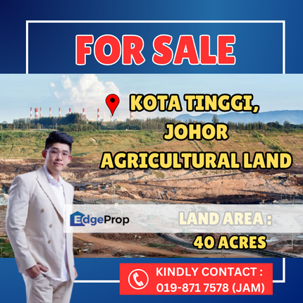 Kota Tinggi, Johor. Agricultural Land For Sale, Johor, Ulu Tiram