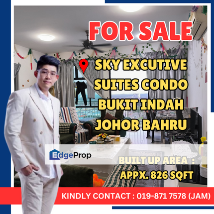 Sky Excutive Suites, Bukit Indah With Good Condition For Sale, Johor, Bukit Indah