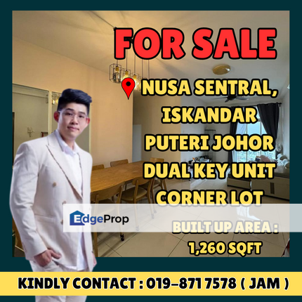 One Sentral, Iskandar Puteri Johor. Service Residence For Sale With Good Condition, Johor, Nusajaya