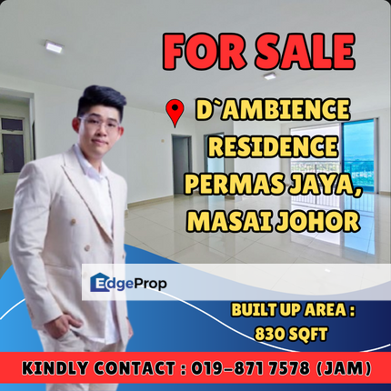 D Ambience Residence, Permas Jaya .Good Location and Condition For Sale, Johor, Masai