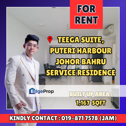 Teega Suites, Puteri Harbour. Sercive Residences For Rent, Johor, 