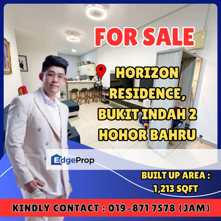 Horizon Residence. Johor Bahru. Apartment For Sale With Good Location, Johor, Bukit Indah