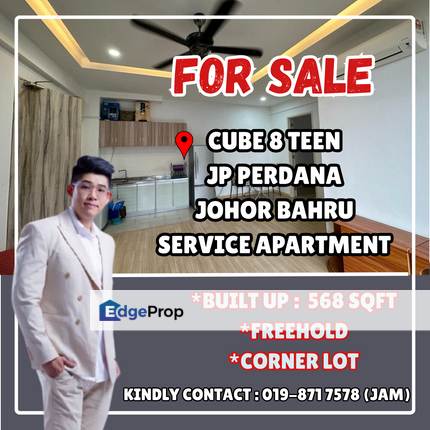 Cube 8 Teen, Johor Bahru. Service Apartment For Sale With Good Condition, Johor, Johor Bahru