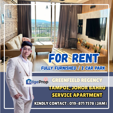 Greenfield Regency, Tampoi. Service Apartment For Rent With Fully Furnished, Johor, Tampoi