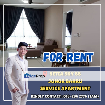 Jb Twon Area, Setia Sky 88 Service Apartment For Rent With Good Location, Johor, Johor Bahru