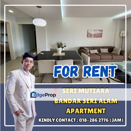 Near Permas Jaya, Senibong Cove..Seri Mutiara Apartment For Rent, Johor, Masai
