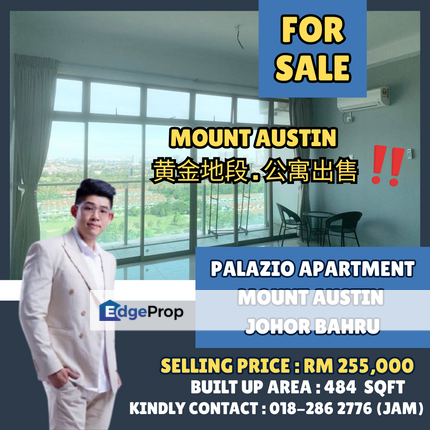 Taman Mount Austin, Palazio Apartment For Sale. Good Location, Johor, Johor Bahru
