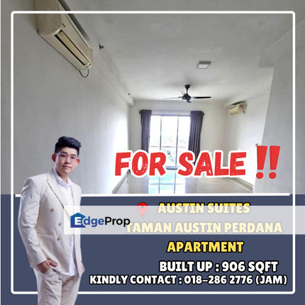 Taman Austin Perdana, Austin Suites Apartment For Sale. Good Condition, Johor, Johor Bahru