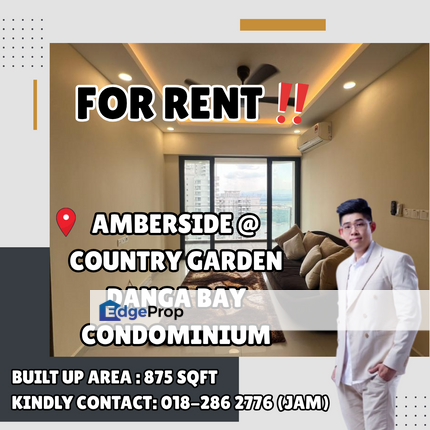 Amberside Country Garden Condominium For Rent. Near Jb town and Ciq Area, Johor, Johor Bahru
