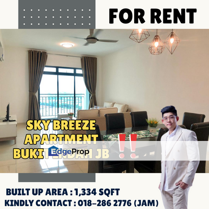 Bukit Indah, Sky Breeze Condominium For Rent, Johor, Johor Bahru