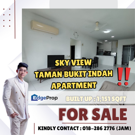 Sky View, Taman Bukit Indah Jb. Apartment For Sale With Good Condition, Johor, Bukit Indah