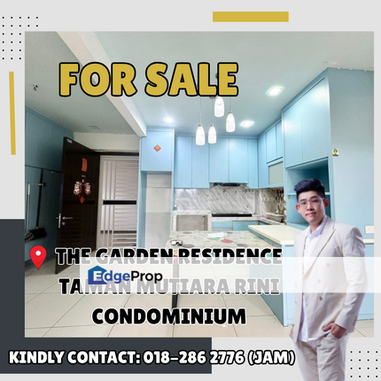 The Garden Residence, Taman Mutiara Rini. Condominium For Sale, Johor, Skudai