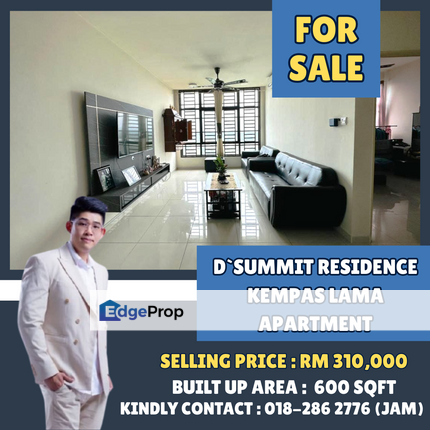 D Summit Residence, Kempas Lama. Apartment For Sale, Johor, Johor Bahru
