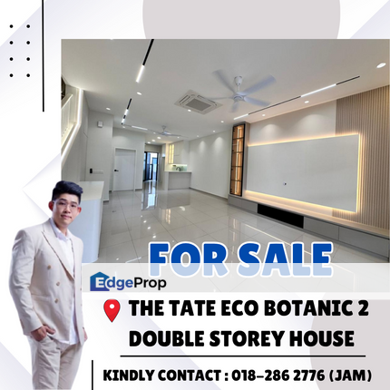 The Tate Eco Botanic 2. Double Storey House For Sale, Johor, 