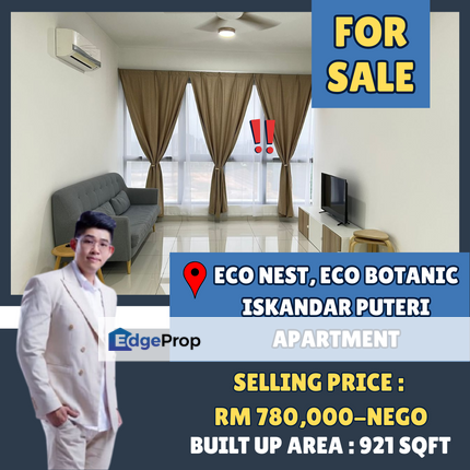Eco Nest, Iskandar Puteri. Apartment For Sale, Johor, Nusajaya