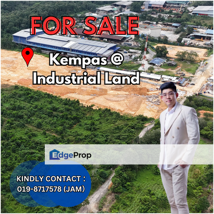 Kempas Industrial Land , 2 Title For Sale, Johor, Johor Bahru