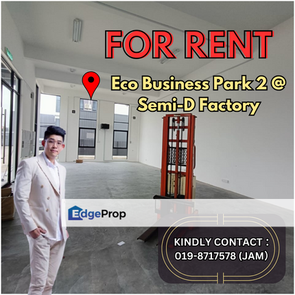  Eco Business Park 2, Semi D Factory for Rent, Johor, Senai