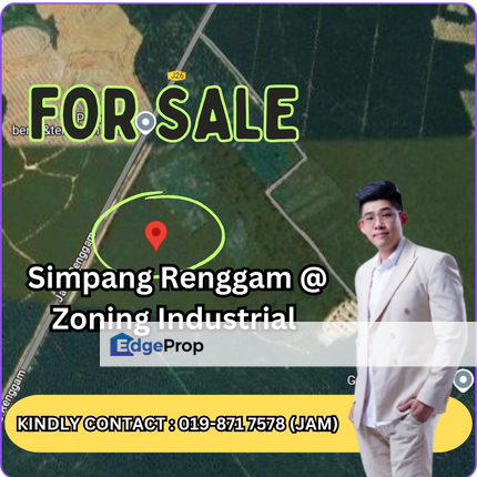 Simpang Renggam Zoning Industrial Land For Sale, Johor, Kluang