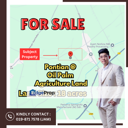 Pontian, Agriculture Land Oil Palm for Sale, Johor, Pontian