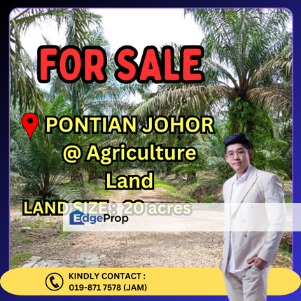 Pontian, Agriculture Land Oil Palm for Sale, Johor, Pontian