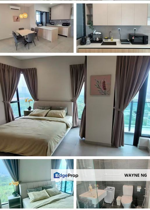 The address condo for rent 3+1 Bedroom 3 bathroom with balcony fully furnished Taman Desa old klang road, Kuala Lumpur, Taman Desa 