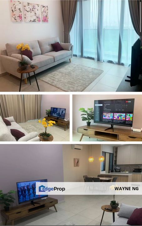 The address condo for rent 3+1 Bedroom 3 bathroom with balcony fully furnished Taman Desa old klang road, Kuala Lumpur, Taman Desa 