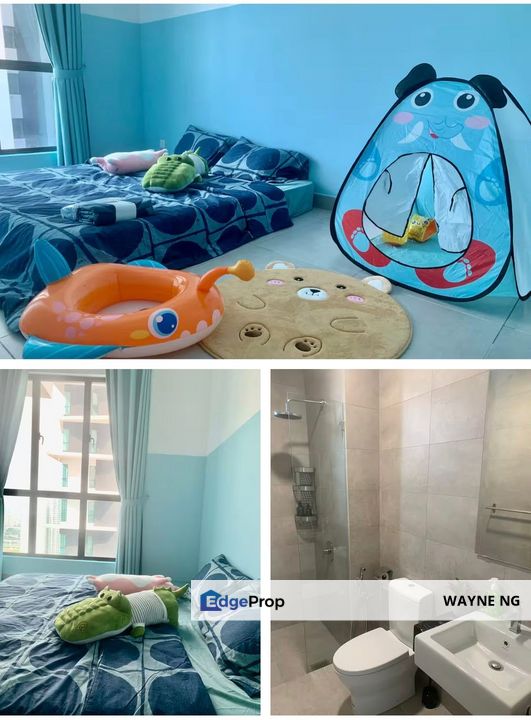 The address condo for rent 3+1 Bedroom 3 bathroom with balcony fully furnished Taman Desa old klang road, Kuala Lumpur, Taman Desa 