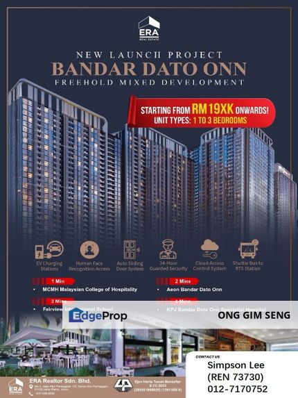New Launch Condo Project Bandar Dato Onn, Johor, Johor Bahru