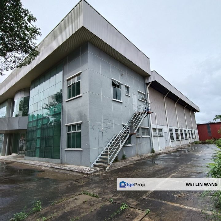 Masai Kota Puteri 1.5 Storey Semi Detached Spacious Factory for Rent, Johor, Masai