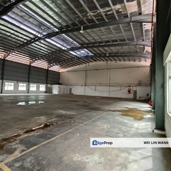Masai Kota Puteri 1.5 Storey Semi Detached Spacious Factory for Rent, Johor, Masai