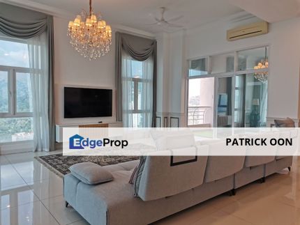 Rare Unit! Fettes Residence Penthouse 3cp Fully Reno Furnish Nice Seaview Tanjung Tokong, Penang, Tanjung Tokong