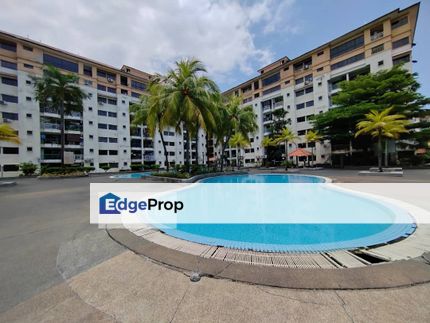 Corner Lot Lower Floor Balcony with Pool View Prima Bayu Apartment, Bayu Perdana Klang, Selangor, Klang