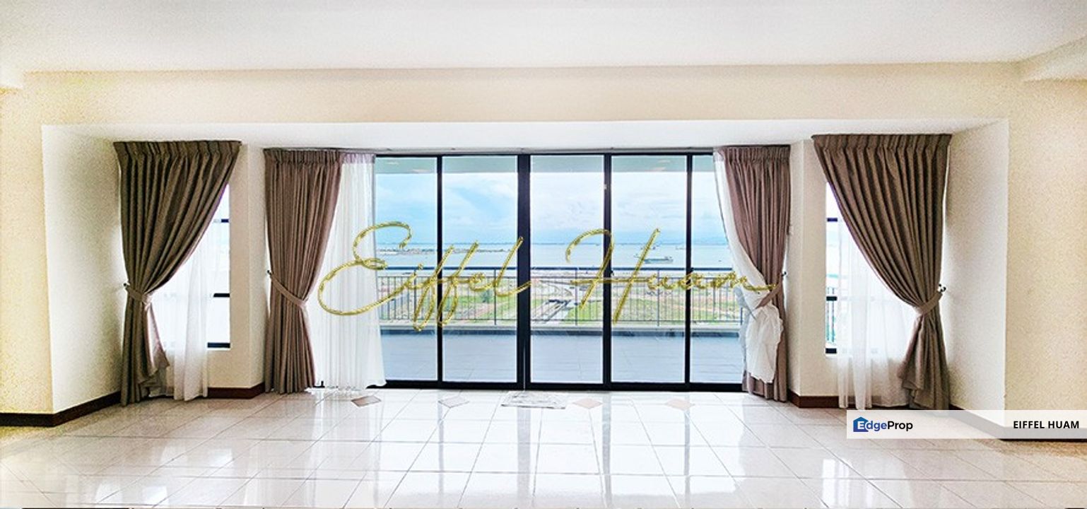 Unobstructed Sea View with a Beautiful View of Gurney Bay , Penang, Persiaran Gurney