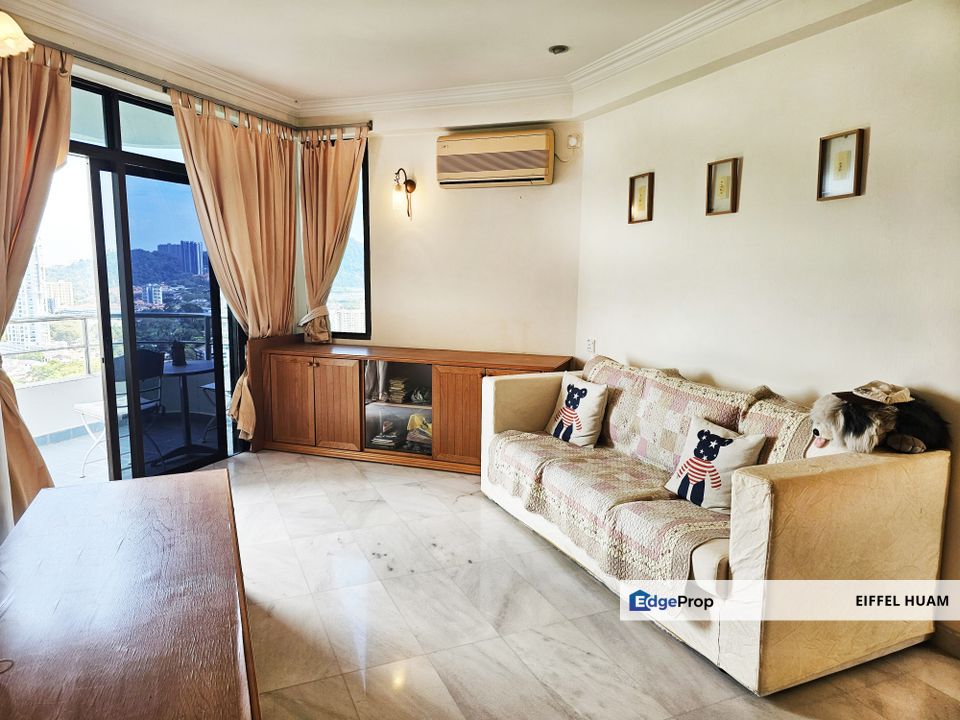 Rare Unblocked Full Sea View Condo with 3 Balconies, Penang, Tanjung Bungah