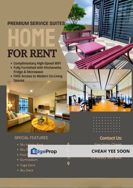 Mossaz Suite, Damansara Perdana Studio Near MRT LRT for Rent, Kuala Lumpur, Kampung Sungai Penchala
