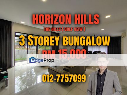 Horizon Hills 3 Storey Bungalow For Rent , Johor, Nusajaya