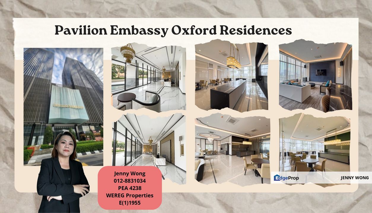 Jalan Ampang Kuala Lumpur 3 Bed + 1 Study 4 Bath @ Pavilion Embassy Oxford Residence For Rent, Kuala Lumpur, Keramat