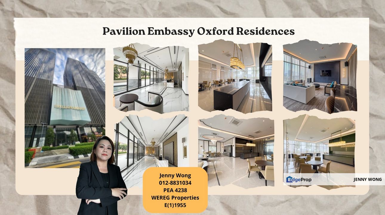 Jalan Ampang Kuala Lumpur (Dual Key Unit) 2 Bed + 1 Study + Studio @ Pavilion Embassy Oxford Residence For Rent, Kuala Lumpur, Keramat