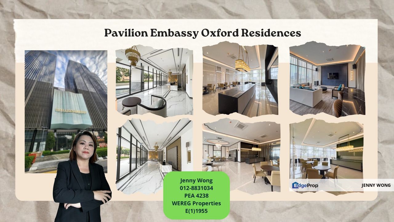 Jalan Ampang Kuala Lumpur 4 Bed 4 Bath @ Pavilion Embassy Oxford Residence For Rent, Kuala Lumpur, Keramat