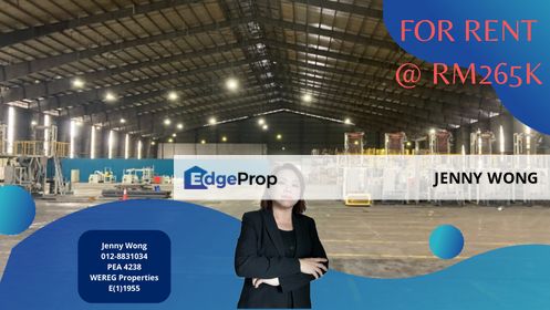 RENT: Detached Factory @ Mah Sing Industrial Park, Shah Alam, Selangor, Selangor, Shah Alam